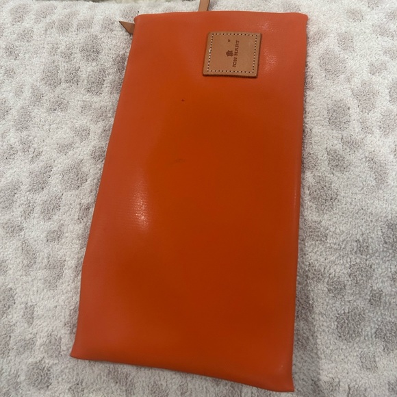 Jon Hart Design Large Pouch/ Pencil Bag Burnt Orange - Picture 3 of 4
